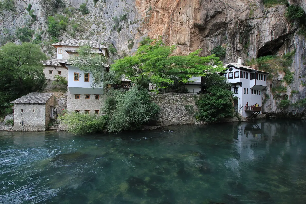The Blagaj Tekke beside the Buna spring