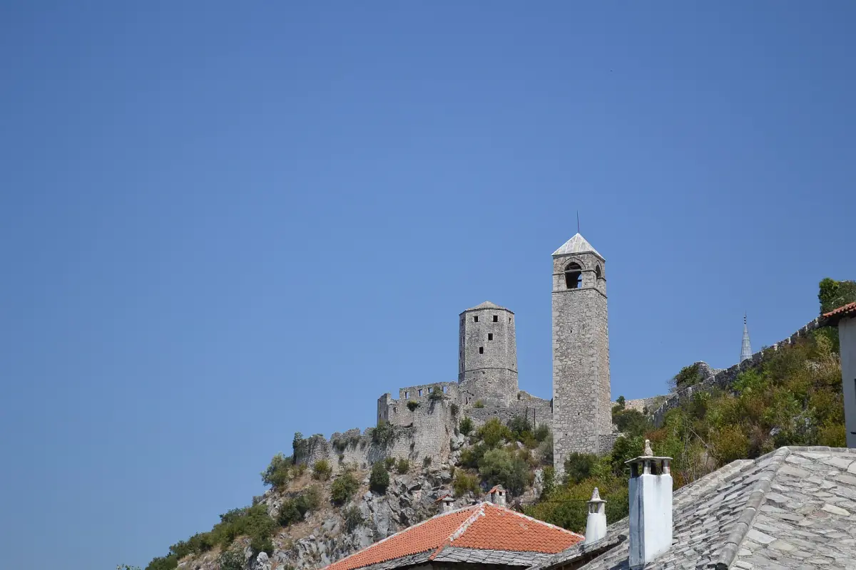 The fortress towers of Počitelj