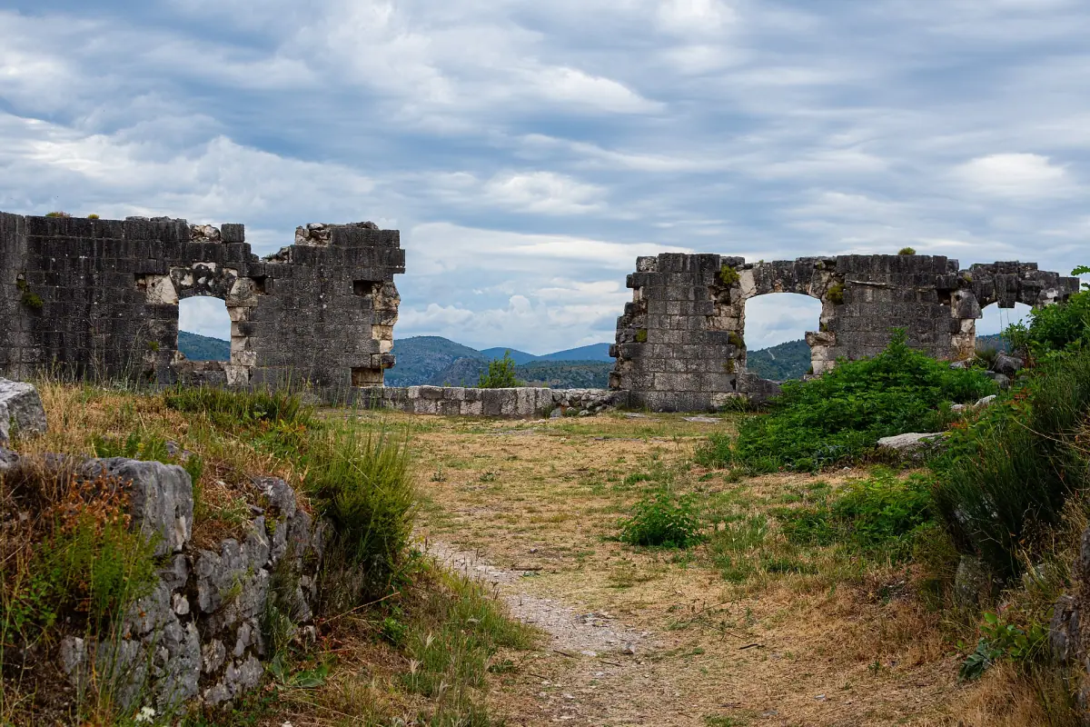 The ruins of the fortress above Stolac
