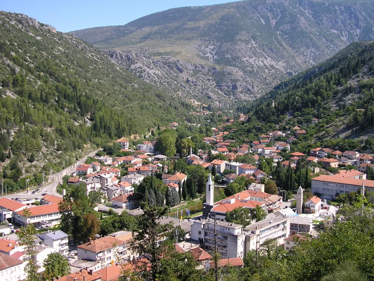 Stolac in its valley