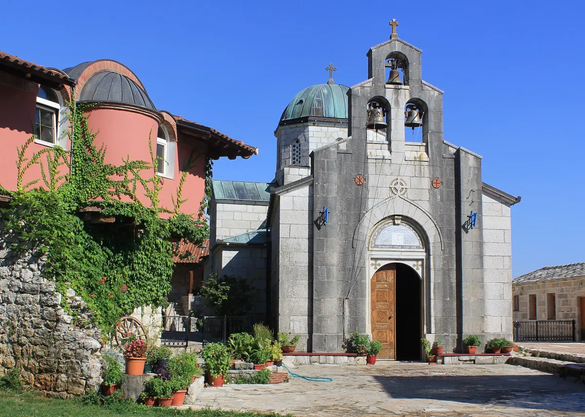 The church of Tvrdoš Monastery